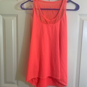 Women's Coral Sleeveless Top